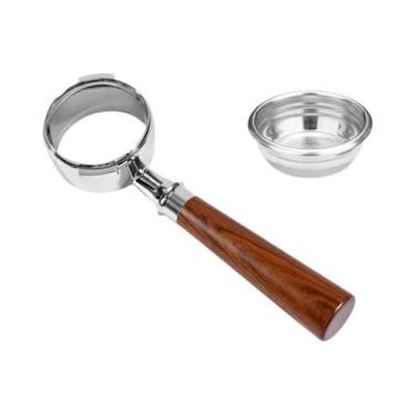 Imagem de Portafiltro Sem Fundo De 58MM Para Máquina De Espresso Gaggia Classic 