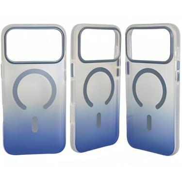 Imagem de Capa Legend Anti Impacto Illusion Magsafe iPhone 17 Pro - Blue
