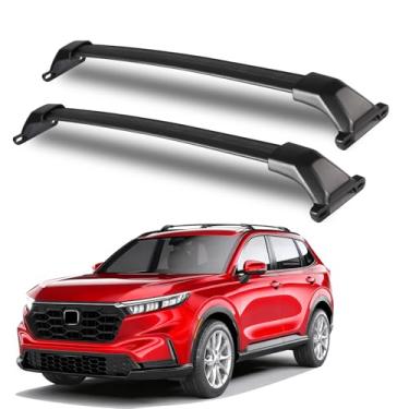 Imagem de LINGHANG Barras transversais de teto compatíveis com Honda CRV CR-V 2023-2025, trilhos de teto de alumínio resistente de 100 libras para transporte de bagagens de bicicleta