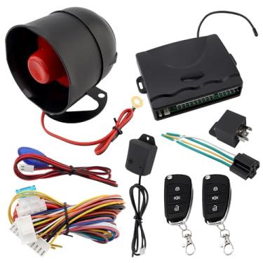 Imagem de ePathChina Alarme Automotivo Universal De 12 V, Sistema Entrada Sem Chave Com Sensor Sirene Controle Remoto