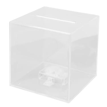 Imagem de Hztyyier Ilumine o Cofrinho Transparente Acrílico para Adultos e Crianças, Caixa Transparente de Economia de Dinheiro de Grande Capacidade, Presente para Desenvolver o Hábito de Economia