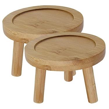 Imagem de YYBOES 2 peças base de vaso de flores pequeno pires suculentas bandeja de pires suculentas bandeja de pires de plantas vaso pires vaso de plantas pires bandeja de vaso suculenta pires