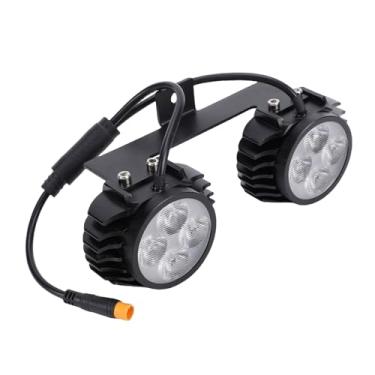 Imagem de SPYMINNPOO Farol Elétrico para Scooter, Super Brilhante, Alto Brilho, Led, Cabeça Dupla, Luz Frontal para Scooter Elétrica, Bicicletas, Motocicletas