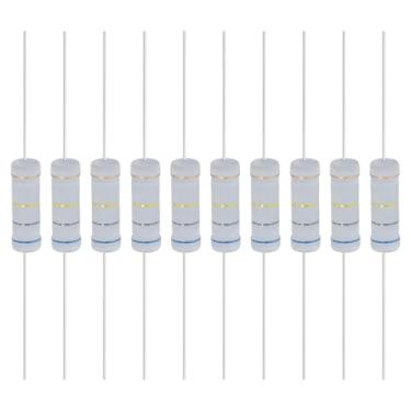 Imagem de YOKIVE 10 resistores de filme de óxido metálico de 680K Ohm 5 Watts, 5% de chumbo axial de resistor de tolerância | À prova de chamas para circuitos eletrônicos DIY, projetos de áudio e vídeo