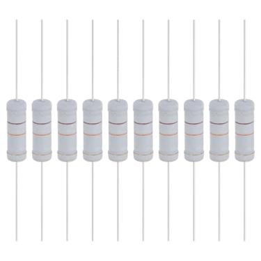 Imagem de YOKIVE 10 unidades de resistores de filme de óxido metálico de 91K Ohm 5 Watts, 5% de chumbo axial de resistor de tolerância | À prova de chamas para circuitos eletrônicos DIY, projetos de áudio e