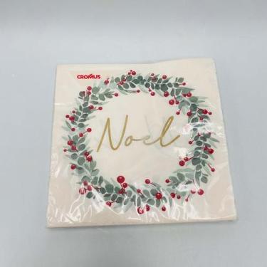 Imagem de Guardanapo de Papel Guirlanda Noel 33x33cm (20 unidades)  Cromus
