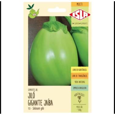 Imagem de ISLA Sementes de Jiló Gigante Jaíba, 100% Natural, Livre de Agrotóxicos, 1,00g