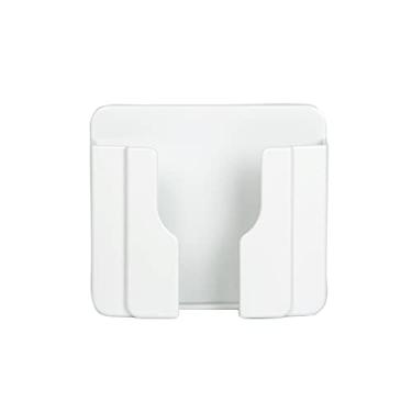 Imagem de Organizador de Telefone para Parede Sem Furaduras Prateleira Armazenamento Autoadesiva Estação Carregamento Celular Suportes Controle Remoto Prático Economizar Espaço Sala Estar Quarto Banheiro Dormit