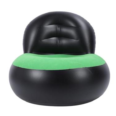 Imagem de Fabater Cadeira Inflável PVC Confortável Reunindo sofá de Ar Ergonômico para Leitura e Assistir Filmes (Preto)