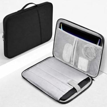 Imagem de Bolsa Protetora para Tablet 9–11” com Bolso | iPad Pro 11, iPad 10,9, iPad Air 4/5, Galaxy Tab A7/A8/S7/S8 (Preto, 11 Polegadas)