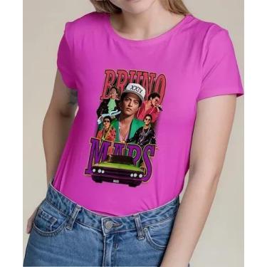 Imagem de Camiseta Camisa Adulto Masculina Feminina Algodão Bruno Mar s Música P