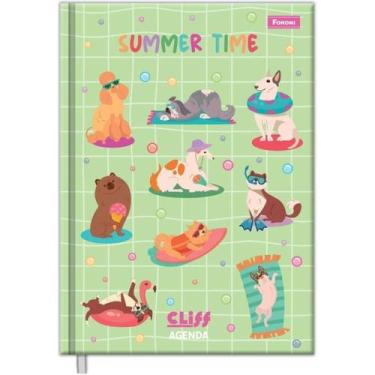 Imagem de Agenda Costurado Escolar Capa Dura Cliff 160F Foroni Menina