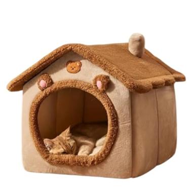 Imagem de Cama Removível Lavável Quente e Peludo para Cachorro e Gato(S:33 * 30 * 32cm)