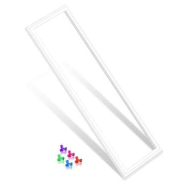 Imagem de Vedação de porta de congelador 2188434A atualizada compatível com vedação de porta de geladeira Whirlpool 1125928 1127308 AP3092339 Kenmore Freezer Substituição de vedação de porta de geladeira