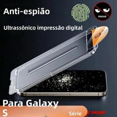 Imagem de Protetor De Tela De Vidro Temperado Anti-Espionagem Com Impressão Digi