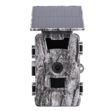 Imagem de Luocute Câmera de Trilha, Câmera de Jogo WiFi 4K de 60 MP Com Painel Solar de 5200 MAh, Grande Angular de 120 ° à Prova D'água IP66, Câmeras de Trilha para Segurança de (de painel solar)