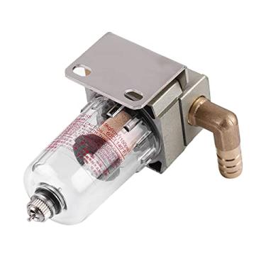 Imagem de Vroomoto Filtro universal de lata de captura de óleo para Civic, feito de liga de alumínio, melhora a eficiência do motor e reduz a poluição, ajuste universal para a maioria dos carros