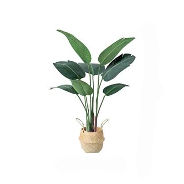 Imagem de Árvore artificial tropical, planta artificial, 128 cm, vaso verde, planta, artificial, jardim, hotel, pátio, decoração, árvore falsa, árvore falsa