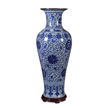 Imagem de Vaso de cerâmica vaso de cerâmica feito à mão para decoração de casa, vaso retrô de porcelana, adequado para decoração de casa, vasos de flores