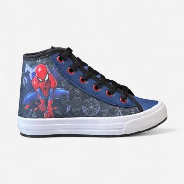 Imagem de Tênis Disney Marvel Homem-Aranha Infantil Preto-Masculino
