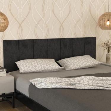 Imagem de Cabeceira Modular Cama Casal Autocolante Adesiva 140cm - Via Nossa, Pr