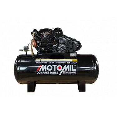 Imagem de Compressor de Ar 5HP 250 Litros CMAV-25/250 220/380V Trifásico - Motomil