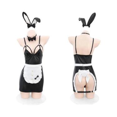 Imagem de Fantasia Sexy De Maid Lolita Para Mulheres, Vestido Com Avental Kawaii