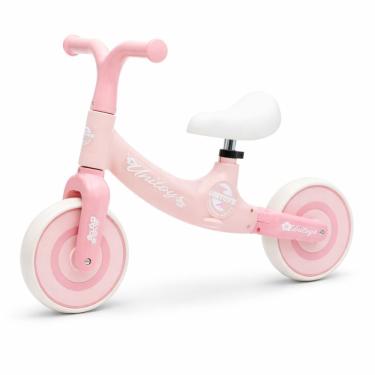Imagem de Bicicleta De Equilíbrio Infantil Sem Pedal Rosa Regulável