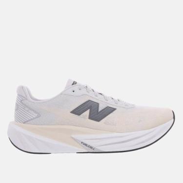 Imagem de Tênis New Balance Fuelcell Rebel V5 Masculino, Cinza claro, 39