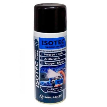 Imagem de Verniz Protetivo Isotec Aerosol - 900ml - Secagem Rápida - Implastec