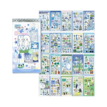 Imagem de Adesivos Decorativos Kawaii Dual M5 Estilo Coreano, Adesivos De Desenh