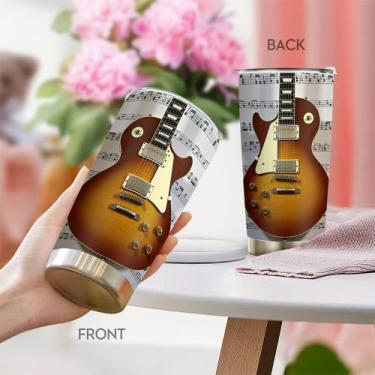 Imagem de Caneca de viagem Oasisdream Tumbler de aço inoxidável 600mL com tampa