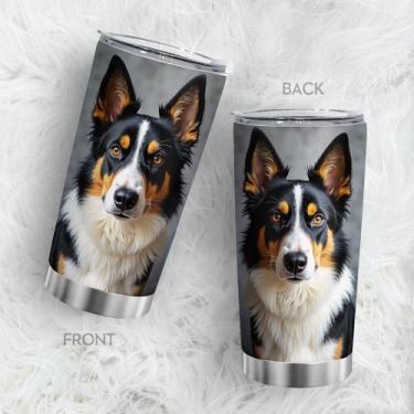 Imagem de Caneca de café de aço inoxidável Travel Tumbler Oasisdream 600ml