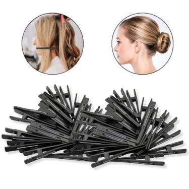 Imagem de Kit 120 Piranhas Bico De Pato Cabelo Penteado Cabeleireiro - Arte Sedu