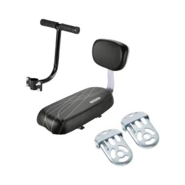 Imagem de Assento Traseiro Para Bicicleta Infantil Com Apoio Para Costas, Alça, 