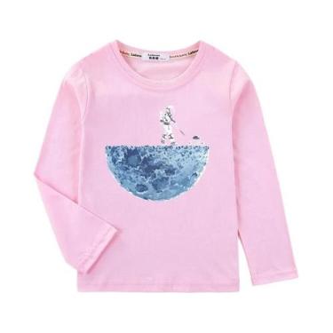 Imagem de Camiseta De Astronauta Para Meninos, Manga Comprida, Primavera, Outono