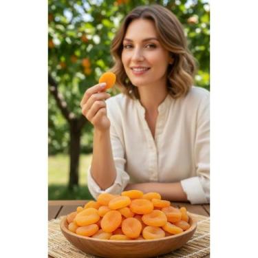 Imagem de Damasco Turco Natural 1kg - Doce e Saudável - Congratulations Store