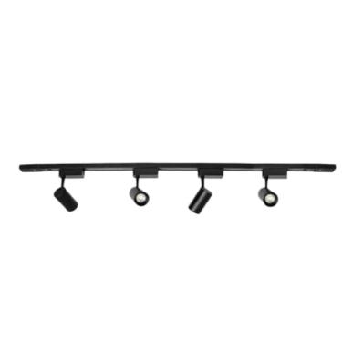 Imagem de Kit Trilho Eletrificado 1m + 4 Spots Led 7w Preto BF 6000K
