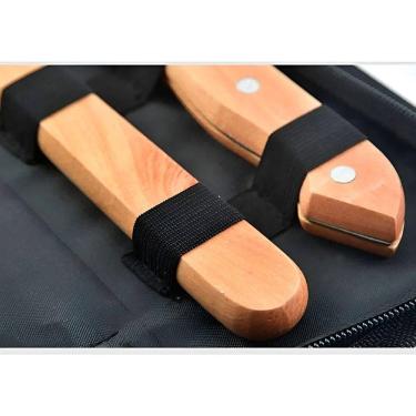 Imagem de Kit Churrasco 2 Peças Garfo Faca Aço Inox Cabo Madeira - Faca E Garfo Com Elegância E Precisão