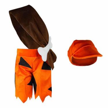 Imagem de Fantasia Homem das Cavernas Fred Flintstone Adulto Com Chapéu - Fantas