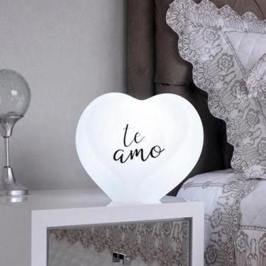 Imagem de Luminária Coração Te Amo White LED - Desembrulha, Bivolt