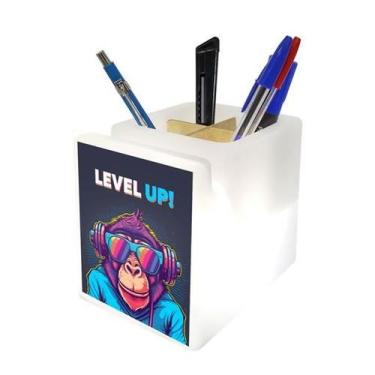 Imagem de Organizador de Mesa Iluminado Level Up - Desembrulha