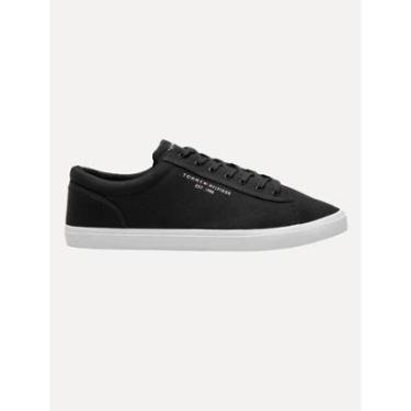 Imagem de Tênis Tommy Hilfiger Masculino Harrison 5D4 Essential Core Textile Preto-Masculino