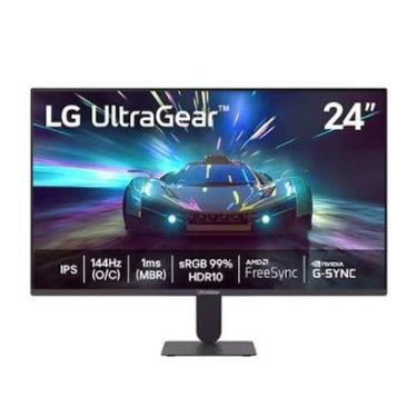 Imagem de Monitor Gamer LG UltraGear 24G411A-B, 24", IPS, FHD, 144Hz, 1ms MBR, HDR10, G-Sync, Fre...