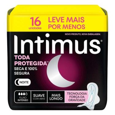 Imagem de Absorvente Intimus Toda Protegida Noturno Suave com Abas 16 Unidades L