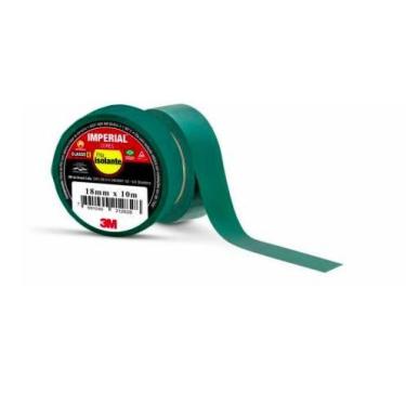 Imagem de Fita Isolante 3M Imperial  Verde, 18 mm x 10 m
