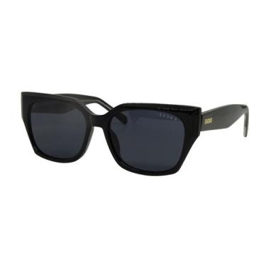 Imagem de Óculos Solar Evoke For You Ds102 A01 Preto Brilho Lente Cinza, Preto