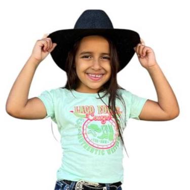 Imagem de Camiseta T-Shirt Infantil Menina Country Laço Forte Várias Coires Mini