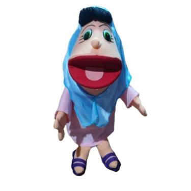 Imagem de Fantoche Maria, fantoche de mão. Personagem bíblico. - Fantoches Gonza