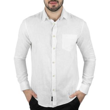 Imagem de Camisa Linho VersatiOld Branca, Branco, M